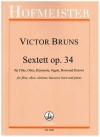 木管六重奏曲・Op.34（ヴィクター・ブルンス）（木管五重奏+ピアノ）【Sextett, Op. 34】