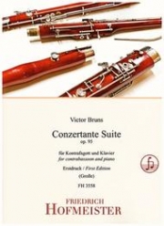 コンチェルタンテ組曲・Op.95（ヴィクター・ブルンス）（バスーン+ピアノ）【Concertino Op. 132】