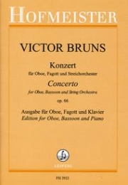 協奏曲・Op.66（ヴィクター・ブルンス）（木管二重奏+ピアノ）【Konzert, Op. 66】