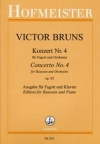 協奏曲・No.4（ヴィクター・ブルンス）（バスーン+ピアノ）【Konzert Nr. 4】
