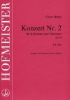 協奏曲・No.2（ヴィクター・ブルンス）（クラリネット+ピアノ）【Konzert Nr. 2】