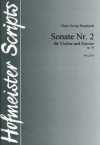 ソナタ・No.2・Op.54（ハンス＝ゲオルク・ブルクハルト）（ヴァイオリン+ピアノ）【Sonate Nr. 2, op. 54】
