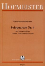 ソロ・弦楽四重奏曲・No.4（フランツ・アントン・ホフマイスター）（弦楽四重奏）【Solo-Quartett Nr. 4】