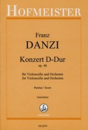 協奏曲・ニ長調・Op.46（フランツ・ダンツィ）（チェロ+ピアノ）【Konzert D-Dur, Op. 46】
