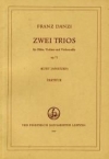2つのトリオ・Op.71（フランツ・ダンツィ）（ミックス三重奏）【2 Trios Op. 71】