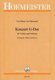 協奏曲・ト長調（カール・ディッタース・フォン・ディッタースドルフ）（ヴァイオリン+ピアノ）【Konzert G-Dur】