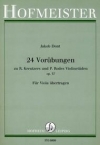 24の準備練習曲・Op.37（ヤーコプ・ドント）（ヴァイオリン）【24 Vorubungen fur Violine, Op. 37】