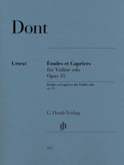 エチュードとカプリス・Op.35（ヤーコプ・ドント）（ヴァイオリン）【Etudes and Caprices for Violin Solo Op. 35】