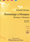 モンポウを讃えて（エリセンダ・ファブレガス）（ピアノ）【Homenatge a Mompou】