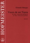 Voces de mi tierra（エリセンダ・ファブレガス）（ミックス二重奏+ピアノ）