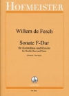 ソナタ・ヘ長調（ウィレム・デ・フェッシュ）（ストリングベース+ピアノ）【Sonate F-Dur】