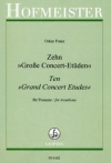 10の演奏会用練習曲（オスカー・フランツ）（トロンボーン）【10 Grosse Konzertetuden】