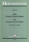 10の演奏会用練習曲（オスカー・フランツ）（トランペット）【10 Grosse Konzertetuden】