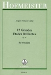 12の華麗な大練習曲・Op.43（ジャック・フランソワ・ガレ）（トロンボーン）【12 Grandes Etuudes Brillantes, Op. 43】