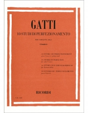 10の仕上げの練習曲（ドメニコ・ガッティ）（トランペット）【10 Studi Di Perfezionamento】
