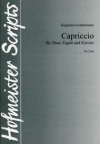 カプリチオ（ジーグムンド・ゴルトハンマー）（木管二重奏+ピアノ）【Capriccio】