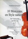 10の小品・Op.9・Vol.1（フリードリヒ・グルツマッヒャー）（チェロ+ピアノ）【10 Morceaux en Style national, Op. 9, Teil 1】