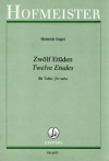 12の練習曲（ハインリッヒ・グーゲル）（テューバ）【12 Etuden】