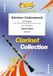 Kanrtner Liedermarsch（アントン・ザイフェルト）（クラリネット四重奏）