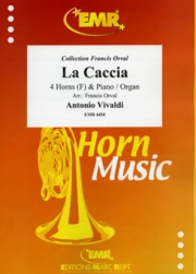 秋「四季」より（アントニオ・ヴィヴァルディ）（ホルン四重奏+ピアノ）【La Caccia】