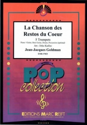 ラ・シャンソン・デ・レスト（ジャン＝ジャック・ゴールドマン）（トランペット五重奏）【La Chanson des Restos du Coeur】