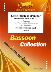 小フーガ・変ロ短調・BWV.578（バッハ）（バスーン五重奏）【Little Fugue in Bb minor BWV 578】