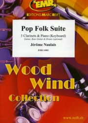 ポップ・フォーク組曲　(ジェローム・ノーレ)（クラリネット三重奏+ピアノ）【Pop Folk Suite】