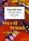 ポップ・フォーク組曲　(ジェローム・ノーレ)（フルート四重奏+ピアノ）【Pop Folk Suite】