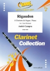 リゴドン (アンドレ・カンプラ)（クラリネット四重奏+ピアノ）【Rigaudon】