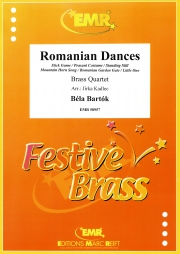 ルーマニア民俗舞曲 (ベラ・バルトーク)（金管四重奏）【Romanian Dances】