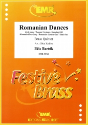 ルーマニア民俗舞曲 (ベラ・バルトーク)（金管五重奏）【Romanian Dances】