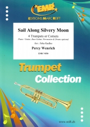 浪路はるかに（パーシー・ウェンリッチ）（トランペット四重奏）【Sail Along Silvery Moon】