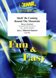 あの子が山にやってくる（金管五重奏）【Shell' Be Coming Round The Mountain】