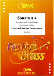 ソナタ・No.4（ジョヴァンニ・バッティスタ・ブオナメンテ）（金管四重奏+ピアノ）【Sonata a 4】