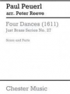 4つの舞曲（パウル・ポイエルル）（金管四重奏+打楽器）【Four Dances】
