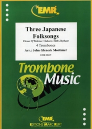 3つの日本民謡（トロンボーン四重奏）【Three Japanese Folksongs】