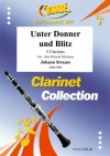 雷鳴と稲妻（ヨハン・シュトラウス2世）（クラリネット五重奏）【Unter Donner und Blitz】