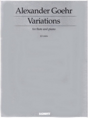 変奏曲・Op.8（アレクサンダー・ゲール）（フルート+ピアノ）【Variations Op. 8】