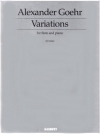 変奏曲・Op.8（アレクサンダー・ゲール）（フルート+ピアノ）【Variations Op. 8】
