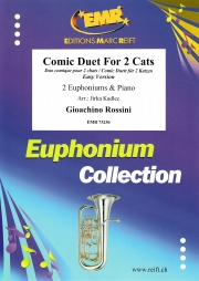 2匹の猫の愉快な歌（ジョアキーノ・ロッシーニ） (ユーフォニアム二重奏+ピアノ)【Comic Duet For 2 Cats】