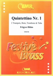 小五重奏曲・No.1（フリジェシュ・ヒダシュ） (金管五重奏)【Quintettino No. 1】