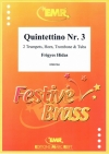 小五重奏曲・No.3（フリジェシュ・ヒダシュ） (金管五重奏)【Quintettino No. 3】