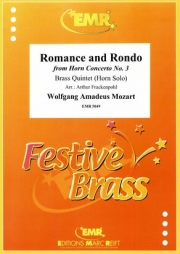 ロマンス＆ロンド（モーツァルト） (金管五重奏)【Romance & Rondo from Horn Concerto No. 3】