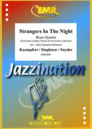 夜のストレンジャー（ベルト・ケンプフェルト） (金管五重奏)【Strangers in the Night】