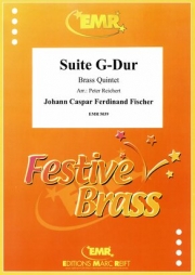 組曲・ト長調（ヨハン・カスパール・フェルディナント・フィッシャー） (金管五重奏)【Suite G-Dur】