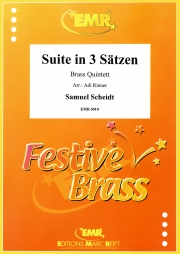 3楽章の組曲（ザムエル・シャイト） (金管五重奏)【Suite in 3 Satzen】