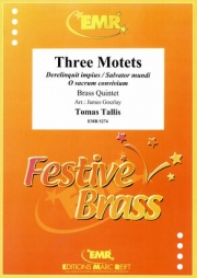 3つのモテット（トマス・タリス） (金管五重奏)【Three Motets】