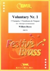 ヴォランタリー・No.1（ウィリアム・ボイス）（金管六重奏+ティンパニ）【Voluntary No. 1】