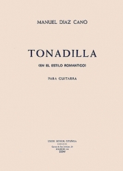 トナディージャ（マヌエル・ディエス・カノ）（ギター）【Tonadilla】