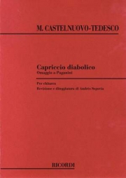 悪魔的奇想曲 「パガニーニへのオマージュ」 Op. 85（マリオ・カステルヌオーヴォ＝テデスコ）（ギター）【Capriccio Diabolico Op.85a】